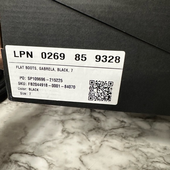 Shoe Dazzle Black Combat/ Moto Boots. Never before worn good/fair condition. - Picture 3 of 3